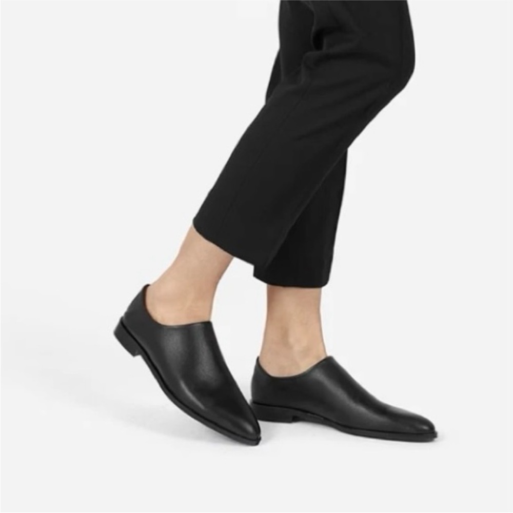 Everlane Modern Babo Leather Slip-On Shoes Womens Size 10.5